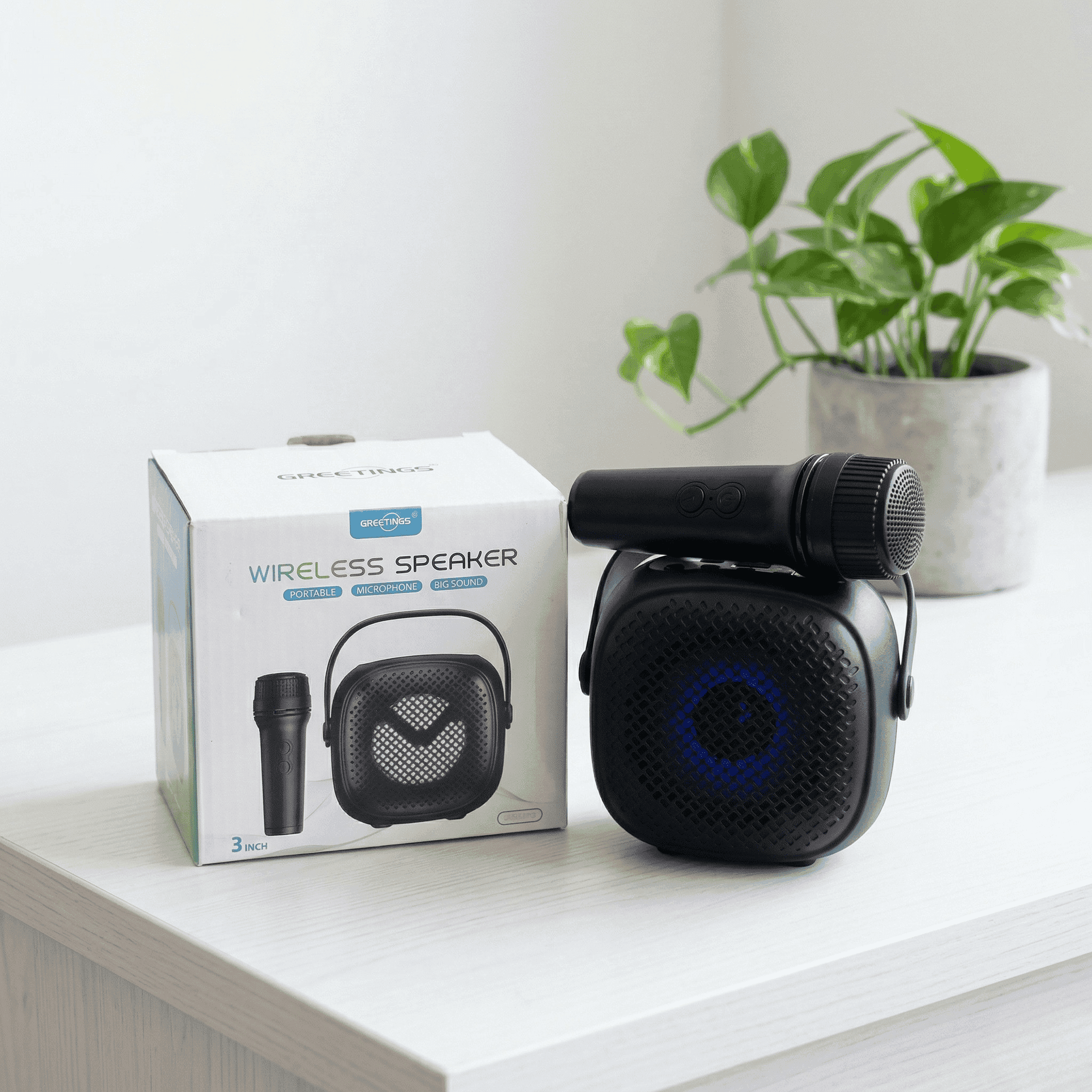 GTS 1941 পোর্টেবল ব্লুটুথ স্পিকার RGB আলোসহ — Aqubuy Bangladesh